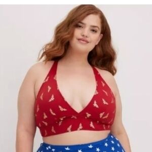 Torrid Wonder Woman Halter Bikini Top